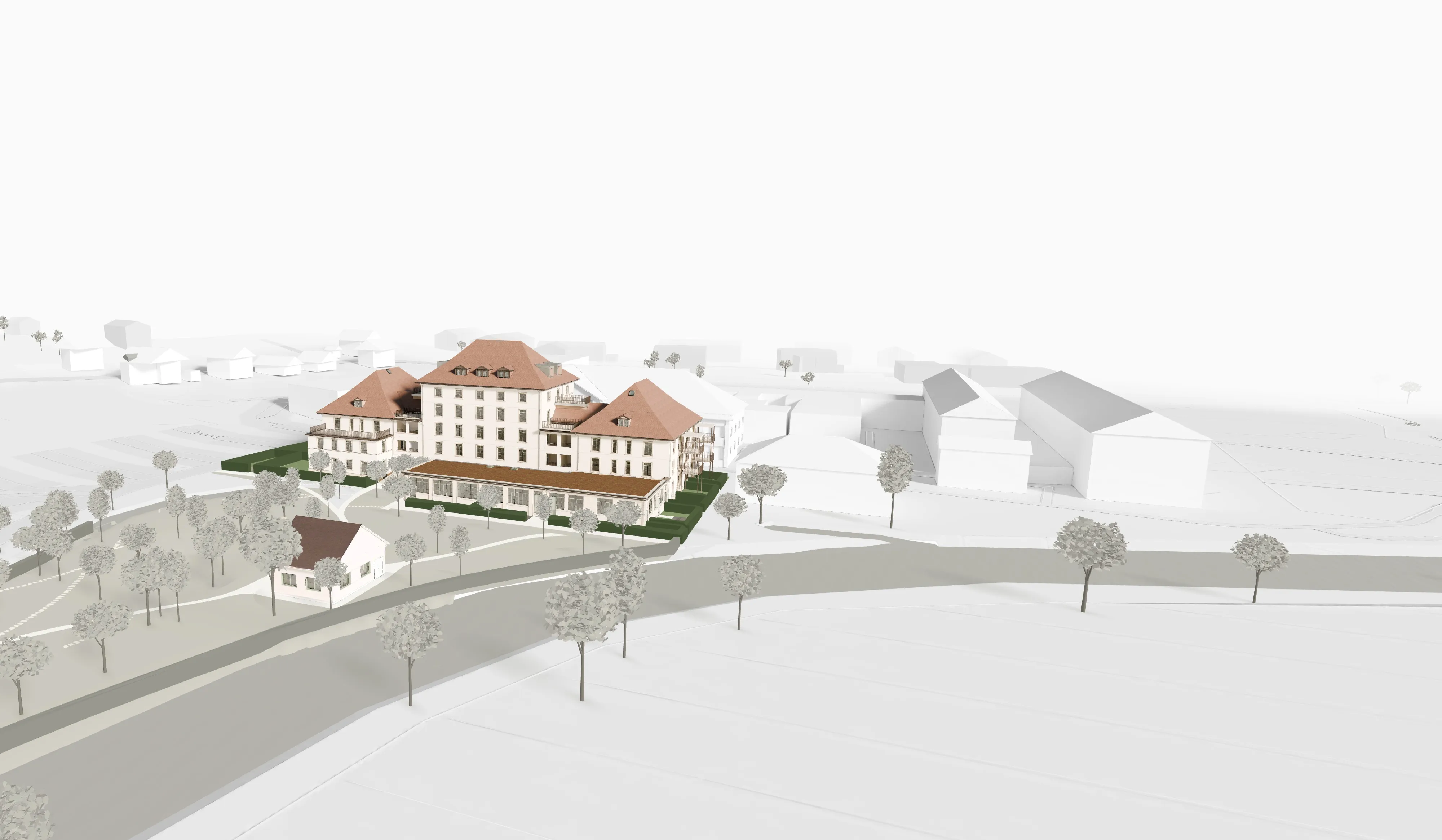 3D-Modell des Walzmühlehauses